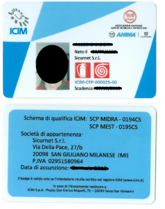 fax simile cartellino del manutentore